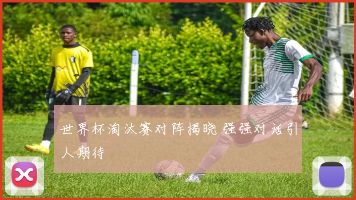 世界杯淘汰赛对阵揭晓 强强对话引人期待