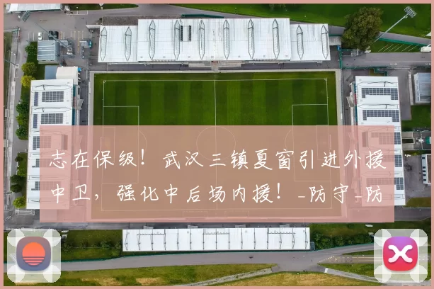 志在保级！武汉三镇夏窗引进外援中卫，强化中后场内援！_防守_防线_赛季