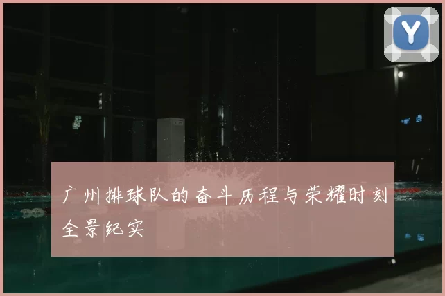 广州排球队的奋斗历程与荣耀时刻全景纪实